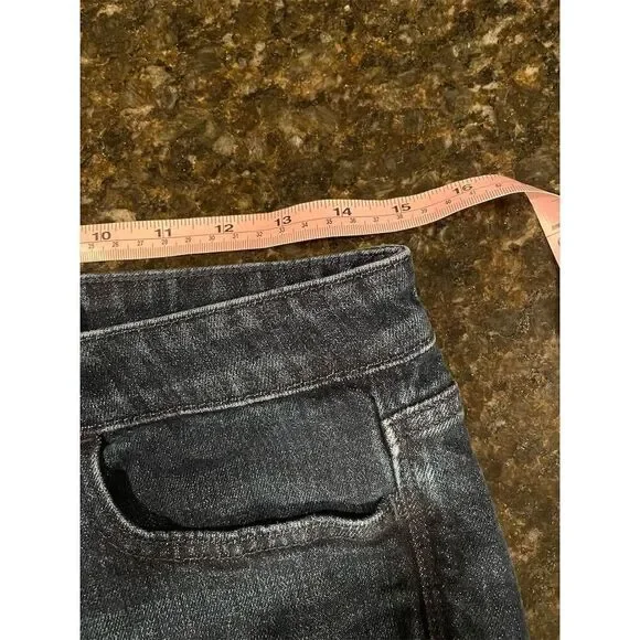 Vineyard Vines Women's Cropped Jeans Size 28 Dark Blue Relaxed Fit - Picture 6 of 10